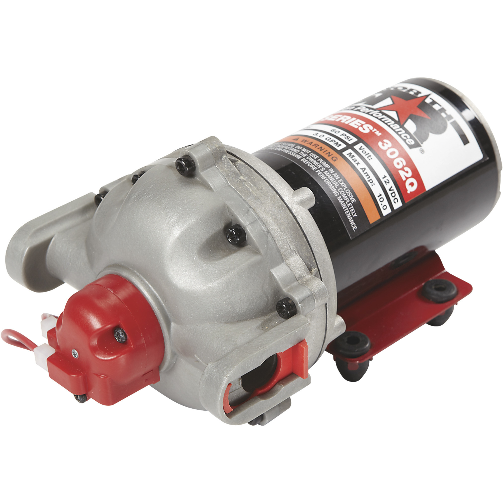 NorthStar NSQ Series 12V On-Demand Sprayer Diaphragm Pump with Quick-Connect Ports, 3 GPM